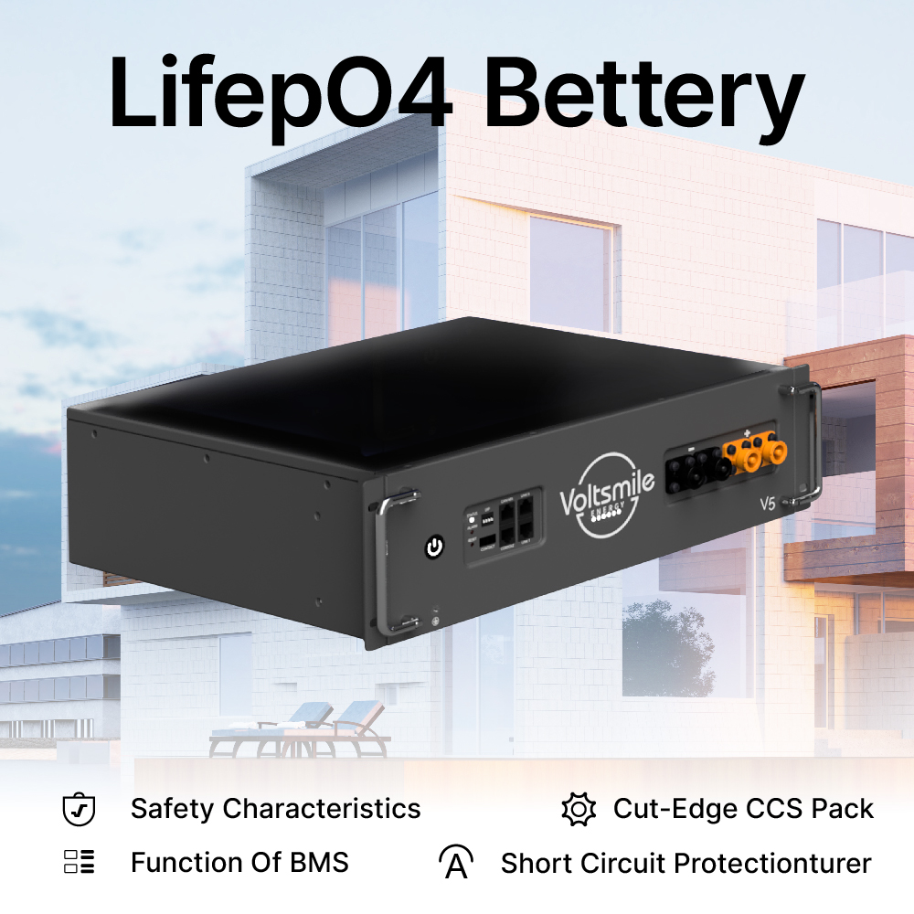 Volt Photo Can Home Energy Solution from Voltsmile V10 Rack-Mounted Battery